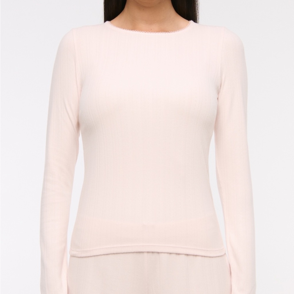 Elegant Cream Long Sleeve Top